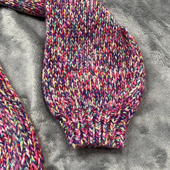 Gap Multicolor marbled Long Sleeve crew neck Sweater SZ‎ S women's - Picture 3 of 8